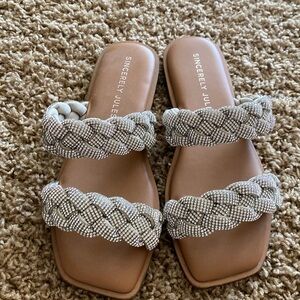 Sparkle Sandal Slides